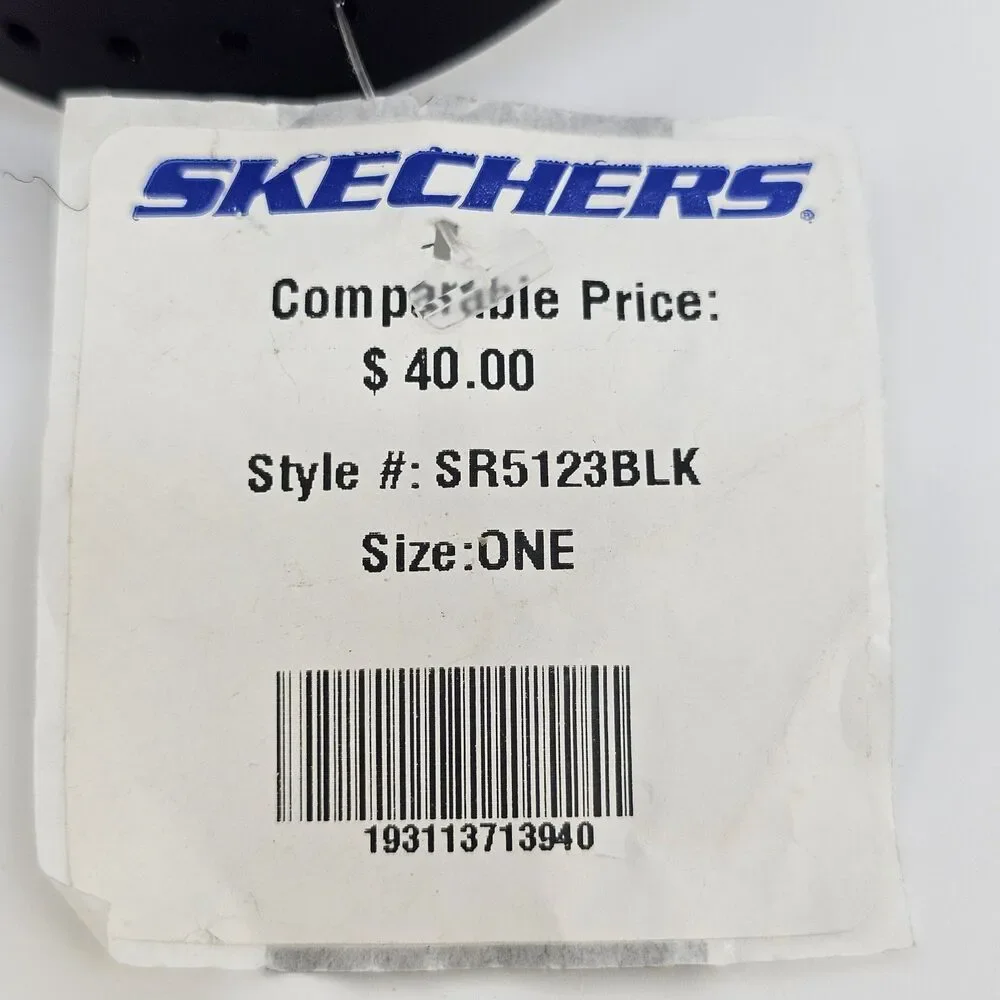 Skechers Unisex Watch‎ 42MM Black Dial Black Plastic Band Straps New Battery